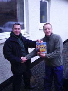 The Porridge Oats breakfast 'starters' before the full English kept Rob and Matt surveying all week! On the last day, the precious cereal was awarded to Rob for his sterling surveying...perhaps you had to be there... Sarah Harris